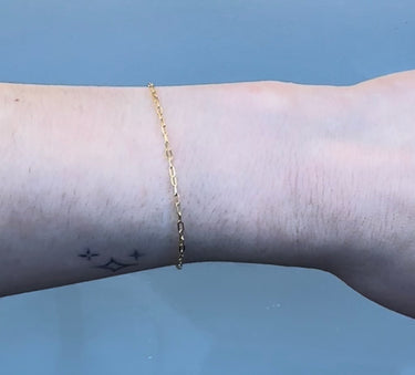 Paperclip JR 14K Yellow Gold