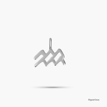 Zodiac Collection 925 Sterling Silver Mini Charm