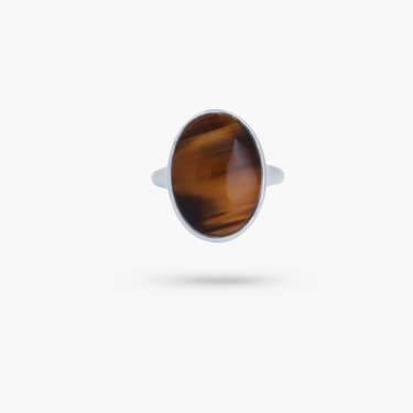 Amare Wear Men's • All Gender Cocktail Tiger Eyes Stone Ring