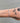 Medium thick silver curb chain on wrist