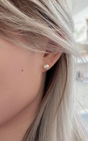 Amare Wear Fresh Water Pearl and Black Onyx Multiway Statement Earring