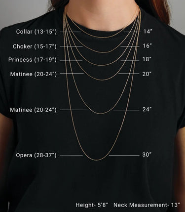 Birthstone Necklace October - Tourmaline 14K Gold Necklace