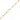 Gold paperclip link chain