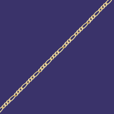 thin figaro gold chain