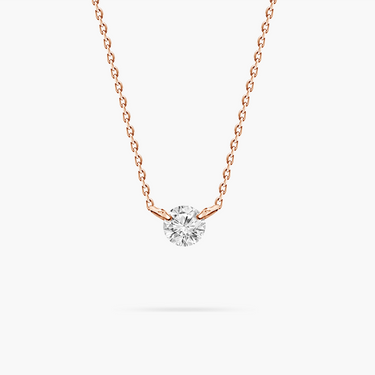 Timeless Bare Natural Diamond 18K Gold Necklace