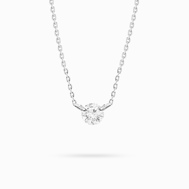 Timeless Bare Natural Diamond 18K Gold Necklace