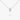 Amare Wear October Marquise Birthstone Necklace Rose Quartz Sterling Silver