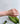 A view of the tennis bracelet on the wrist