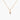 AMARE WEAR White Topaz April Birthstone Necklace