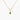 Celebration Bezel Set Necklace - Peridot Gold vermeil