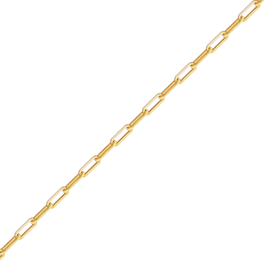 gold filled chain with boxy links