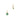14k Yellow Gold Small Dangle Emerald Charm 2.5mm, May
