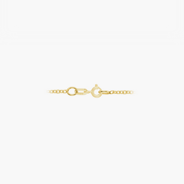 Birthstone Necklace October - Tourmaline 14K Gold Necklace