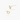 14k Solid Gold Bird Stud Earring
