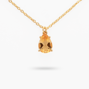 Amare Wear Celebration Collection - November Birthstone Necklace Citrine