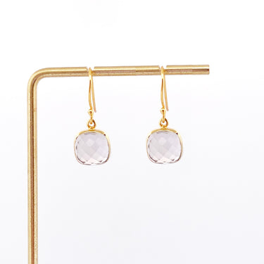 Amare Wear Clear Quartz Earrings