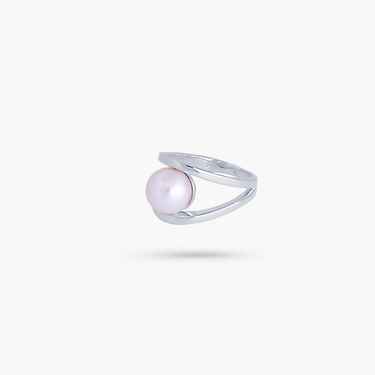 Men's All Gender 10mm Pearl Statement Ring
