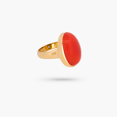 Men's • All Gender Cocktail Red Onyx Stone Ring