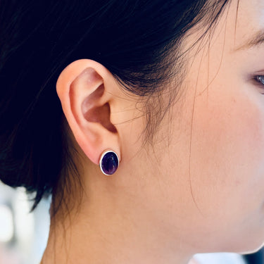 Amethyst Earring Amare Wear