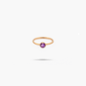 Amare Wear Amethyst Solitaire Ring- Feb Birthstone