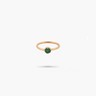 Amare Wear Green Aventurine Solitaire Ring- May Birthstone