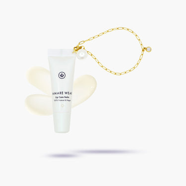 Luxury Cashmere-soft Clear Balm + Initial & Swarovski® Crystal