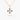 Amare Wear White Topaz Enamel Cross Amulet Necklace