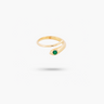 Amare Wear Emerald Snake Ring