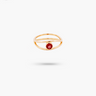 Amare Wear Garnet Evil Eye Ring