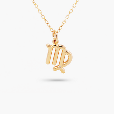 Amare Wear Horoscope Zodiac Sign Virgo Necklace Gold vermeil