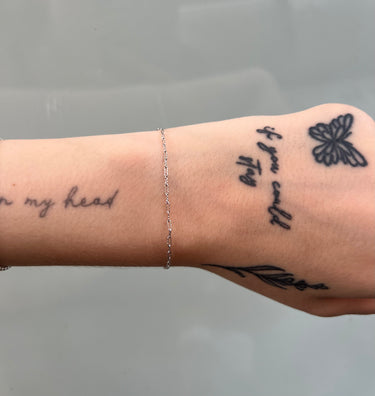 Bonded 14K White Gold