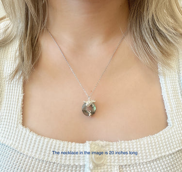 Silver Labradorite dreamcatcher model shot