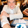 Jeff Koons in Vesper Silver Bracelet at JBAR Event
