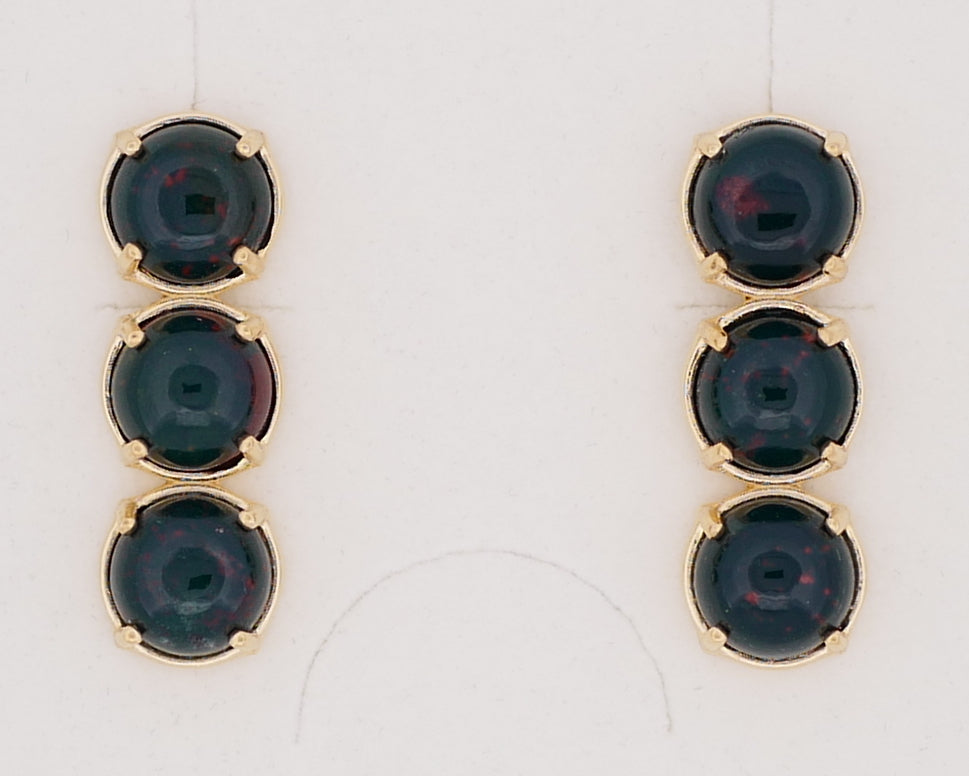 Amare Wear Statement Bloodstone Triple Earring