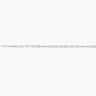 White gold chain on a white background