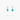 Amare Wear Petite Freshwater Pearl and Turquoise Teardrop Earrings
