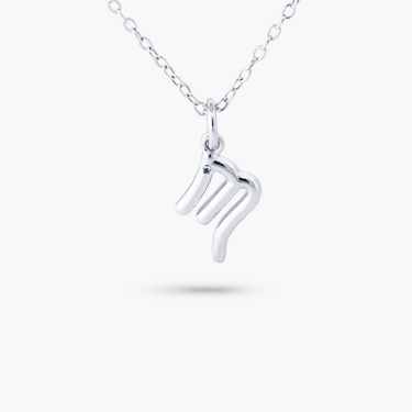 Silver Horoscope Zodiac Sign Scorpio Necklace