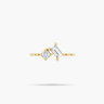 Amare Wear 14K Natural Diamond Link Charm