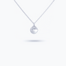 Pearl Silver Lockets Necklace