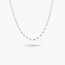 14k Solid Yellow Gold Disc Mariner Necklace