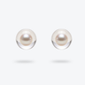 2 shining pearls on a white background