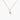 AMARE WEAR White Topaz April Birthstone Necklace