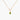Celebration Bezel Set Necklace - Peridot Gold vermeil