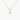 Celebration Bezel Set Necklace - Moonstone Gold vermeil