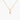 Celebration Bezel Set Necklace - Moonstone Gold vermeil