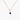 Celebration Bezel Set Necklace - Sapphire Gold Vermeil
