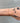 Gold-filled paperclip link chain on wrist