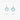 Amare Wear Oriental Inspired Freshwater Pearl Hoops and Amazonite Earrings