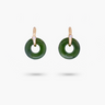 Amare Wear Oriental Inspired Freshwater Pearl and Rare Jade Multi-way Earrings