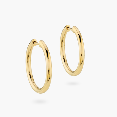 14k Gold Vermeil Huggies